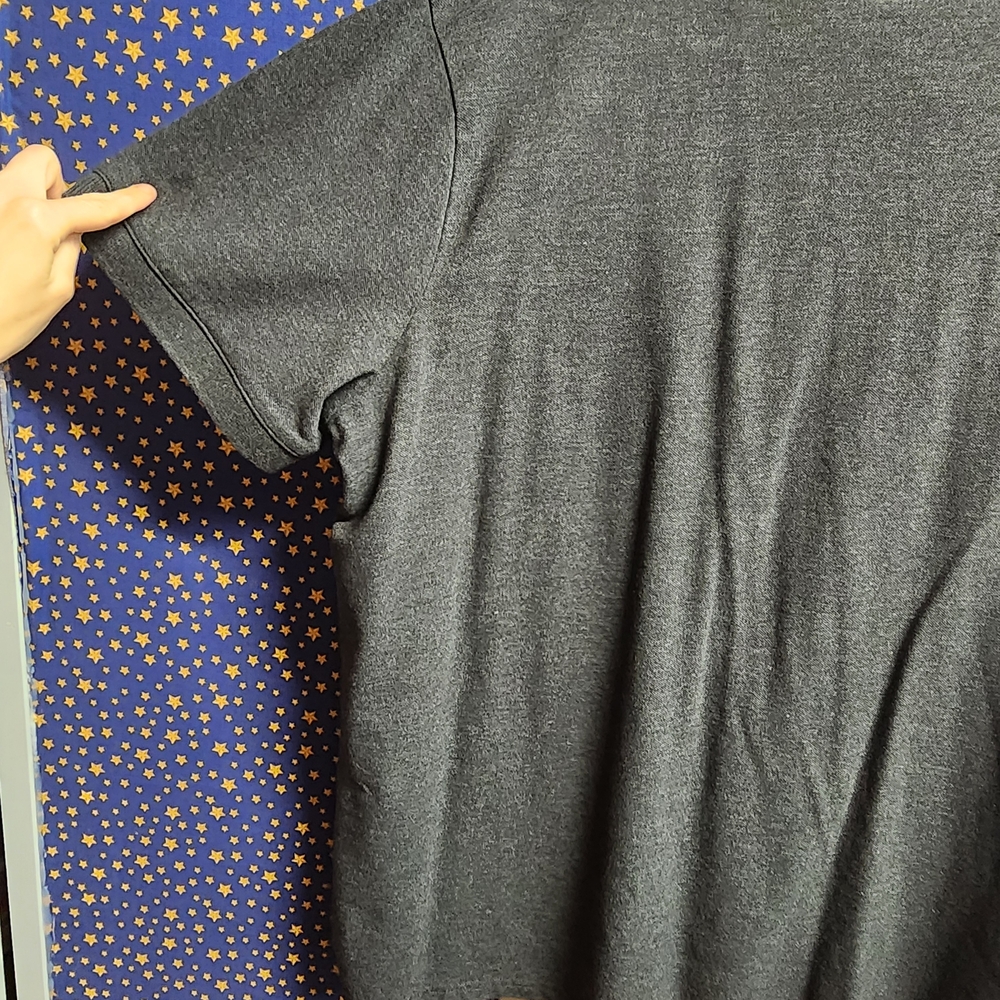 **Goodfellow & Co Men's Charcoal Heather Polo Shirt** - Picture 5 of 5